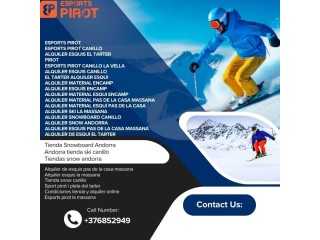 Alquiler Esquís La Massana - Esports Pirot