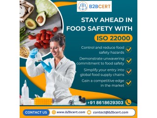 ISO 22000 Certification in Bangalore