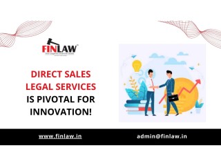 Direct Sales Legal Services is pivotal for innovation!