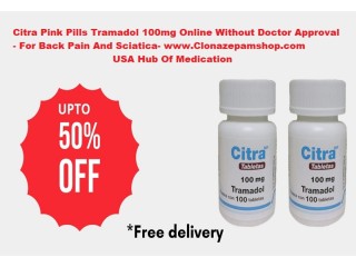 Buy White And Pink Citra Ultram Tramadol 100mg Online Next Day Delivery Without Prescription