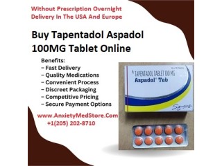 Buy Tapentadol 100mg Online Overnight Delivery Get 20% OFF