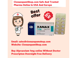 Buy Xanax 1mg (Alprazolam) Online Overnight Delivery In The USA & Europe