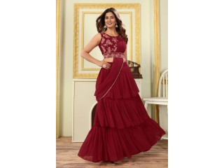Buy Beautiful Half Sarees Online at Mirraw