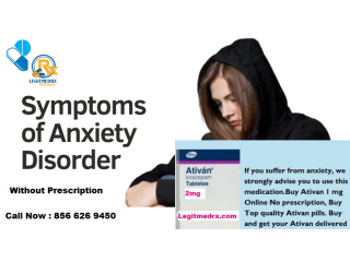 Buy Ativan 1mg (Lorazepam) Online Without Prescription From Legitmedrx