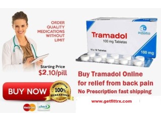 Buy Tramadol 100mg Online Without Prescription - Painkiller Tramadol 100mg for Sale