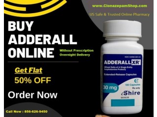 Buy Adderall Online Without Prescription - ADHD Treatment - 50% UPTO OFF